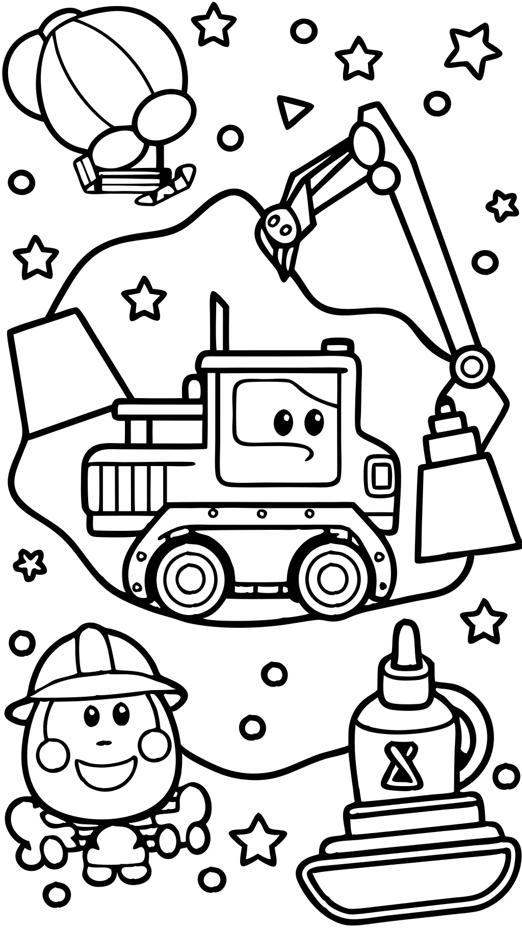 rubble and crew coloring pages